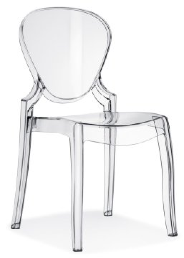 židle QUEEN - čirá (PRŮHLEDNÁ)