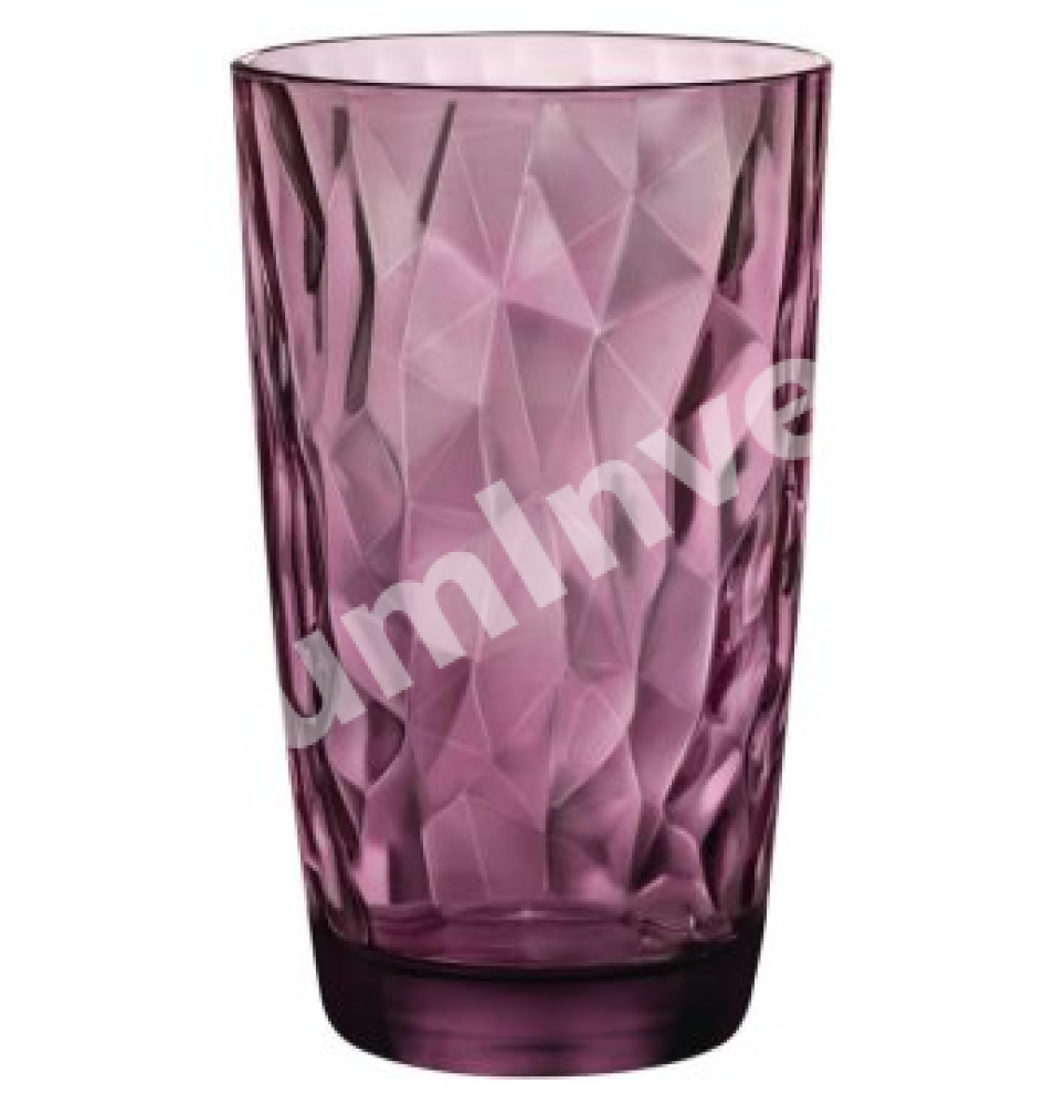 sklo DIAMOND LONG fialová