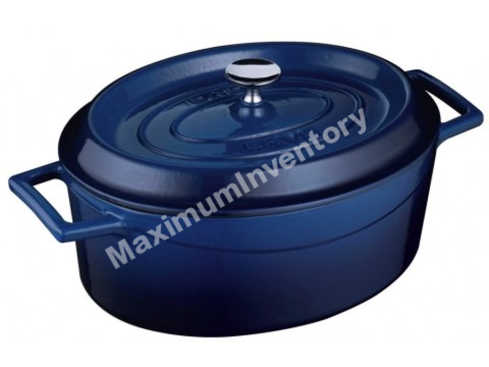 hrnec oválný LAVA modrý 6,42L