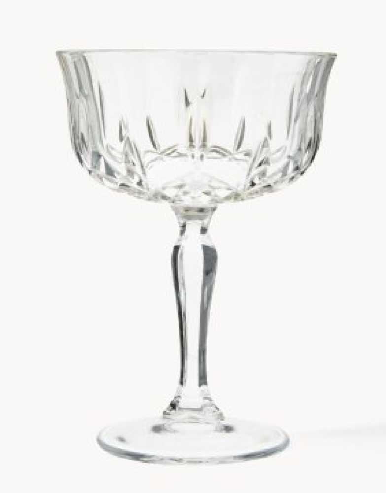 sklo sekt miska 240 ml BROUŠENÁ